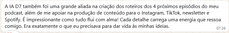 Depoimento de Ilidia Serra