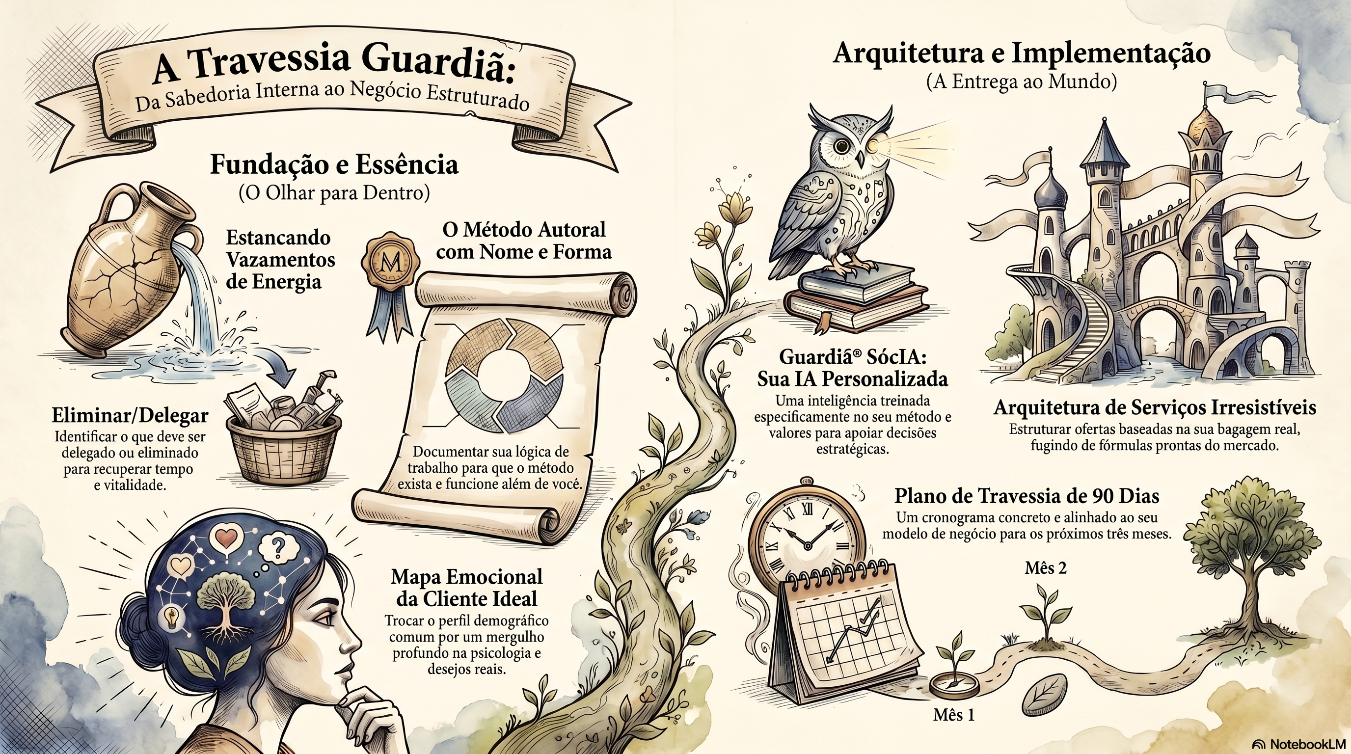 A Travessia Guardiã — Da Sabedoria Interna ao Negócio Estruturado